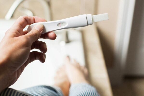 Test di gravidanza negativo